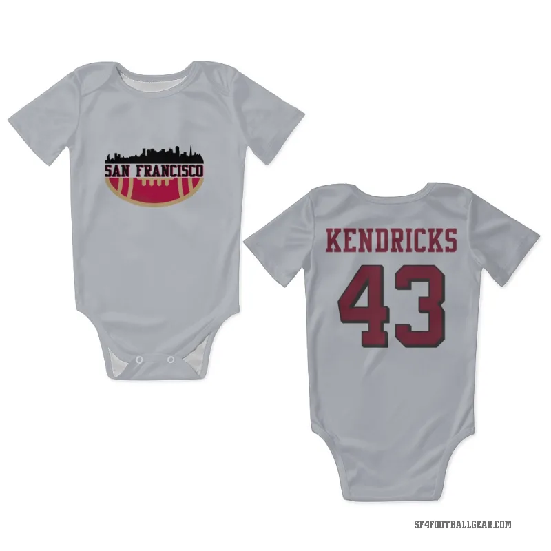 Eric Kendricks  White San Francisco 49ers  Rush Newborn & Infant Bodysuit