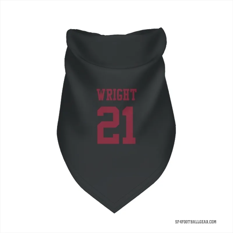 Eric Wright  Black San Francisco 49ers  Cat & Dog Pet Bandana