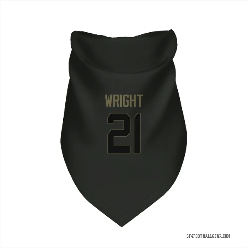 Eric Wright  Black San Francisco 49ers  Service Cat & Dog Pet Bandana