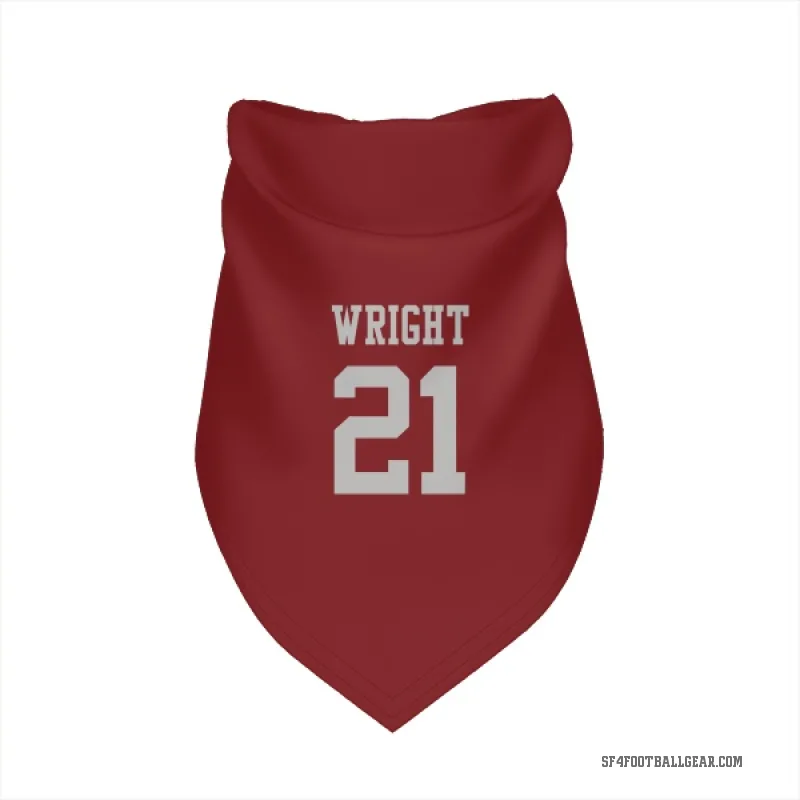 Eric Wright  Scarlet San Francisco 49ers  Cat & Dog Pet Bandana