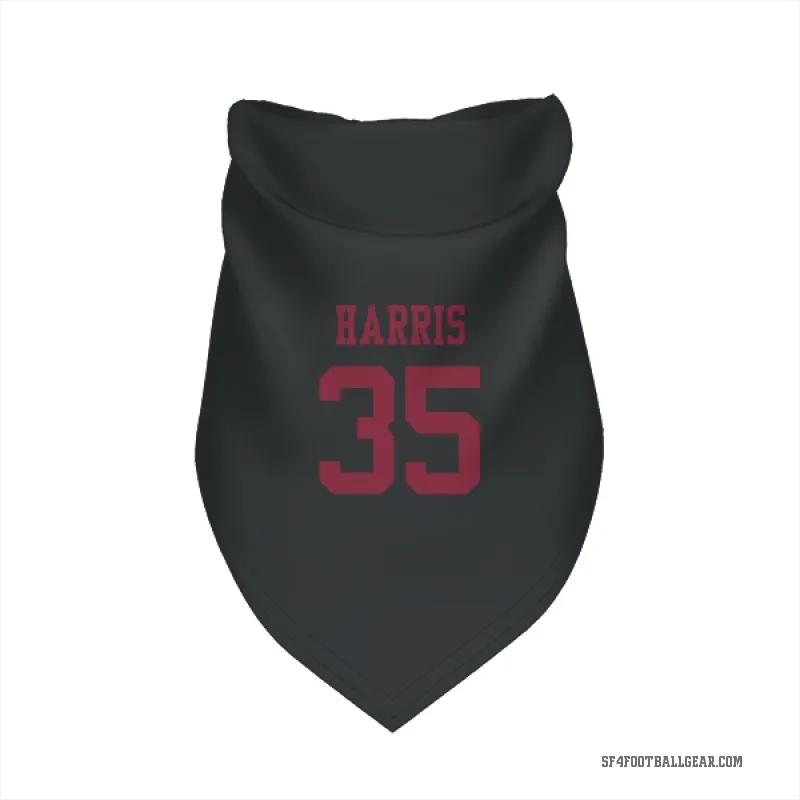 Erik Harris  Black San Francisco 49ers  Cat & Dog Pet Bandana