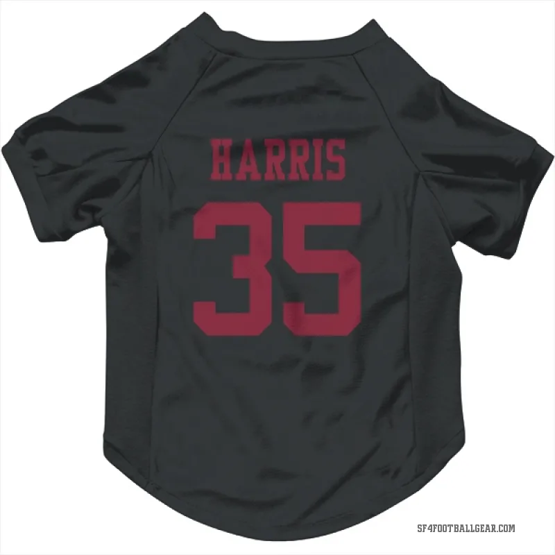 Erik Harris  Black San Francisco 49ers  Cat & Dog Pet Jersey