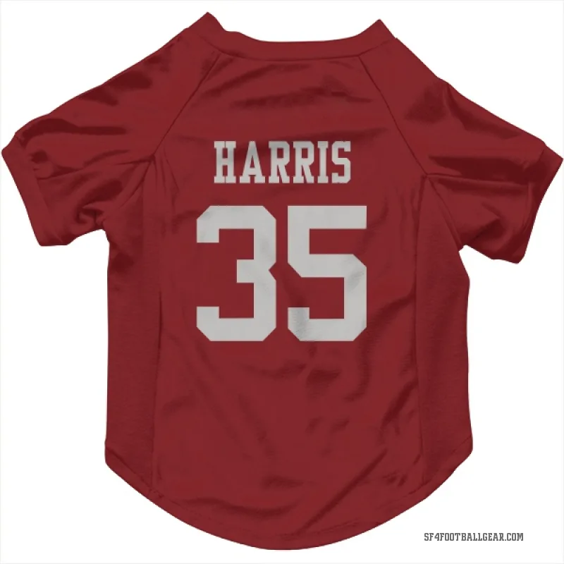 Erik Harris  Scarlet San Francisco 49ers  Cat & Dog Pet Jersey