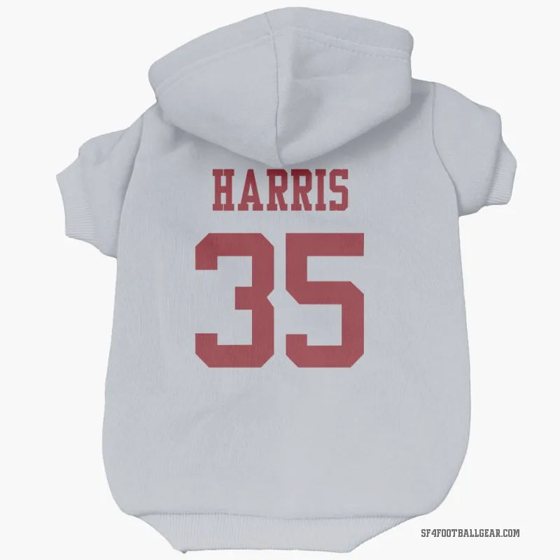 Erik Harris  White San Francisco 49ers  Cat & Dog Pet Hoodie