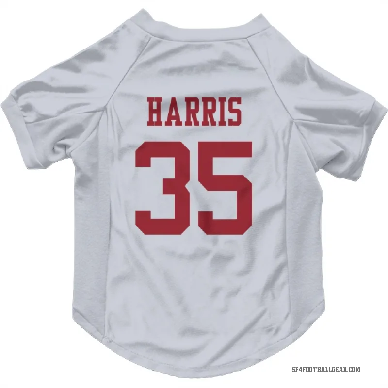 Erik Harris  White San Francisco 49ers  Cat & Dog Pet Jersey