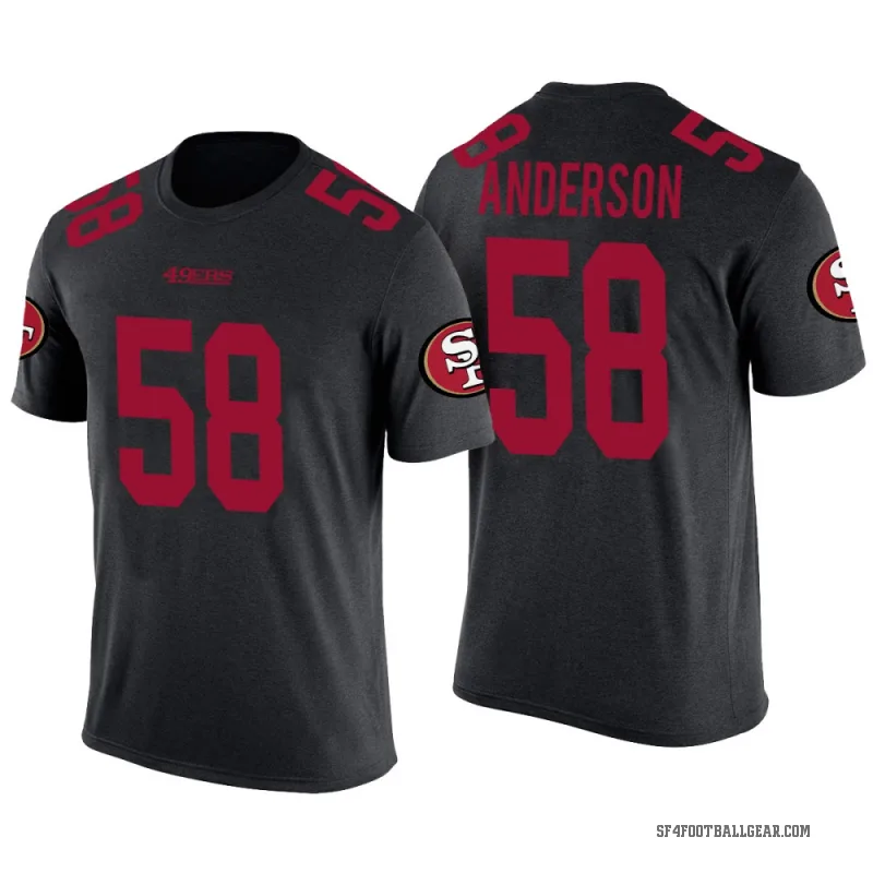 Evan Anderson Youth Black San Francisco 49ers Color Rush T-Shirt