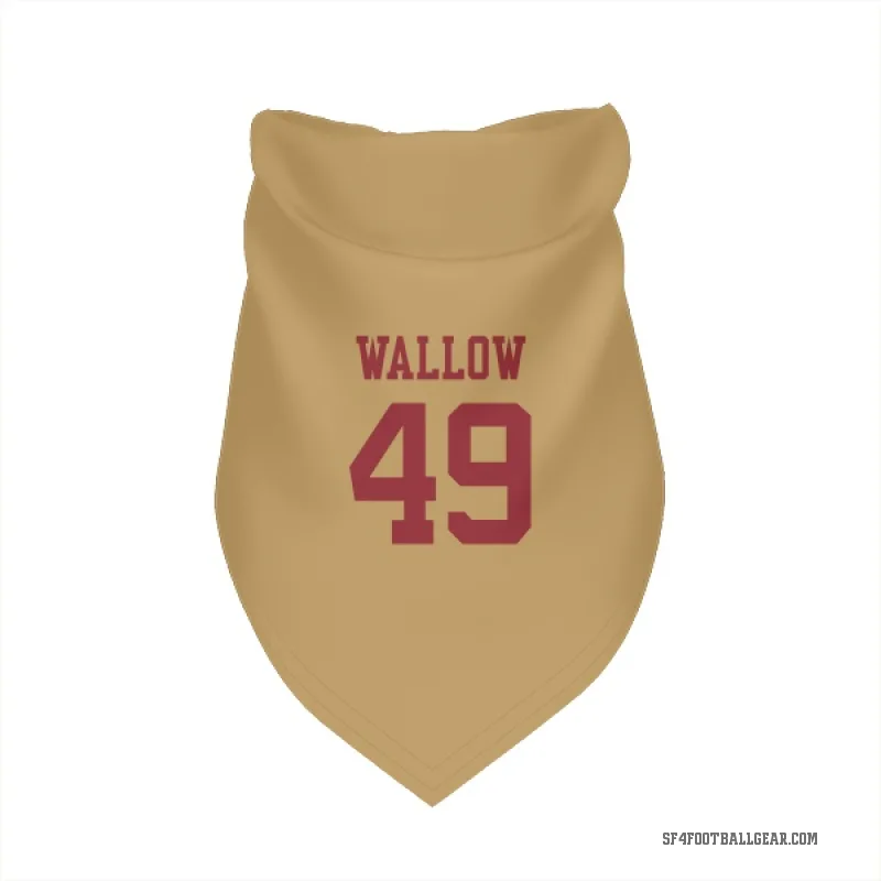 Garret Wallow  Gold San Francisco 49ers  Cat & Dog Pet Bandana