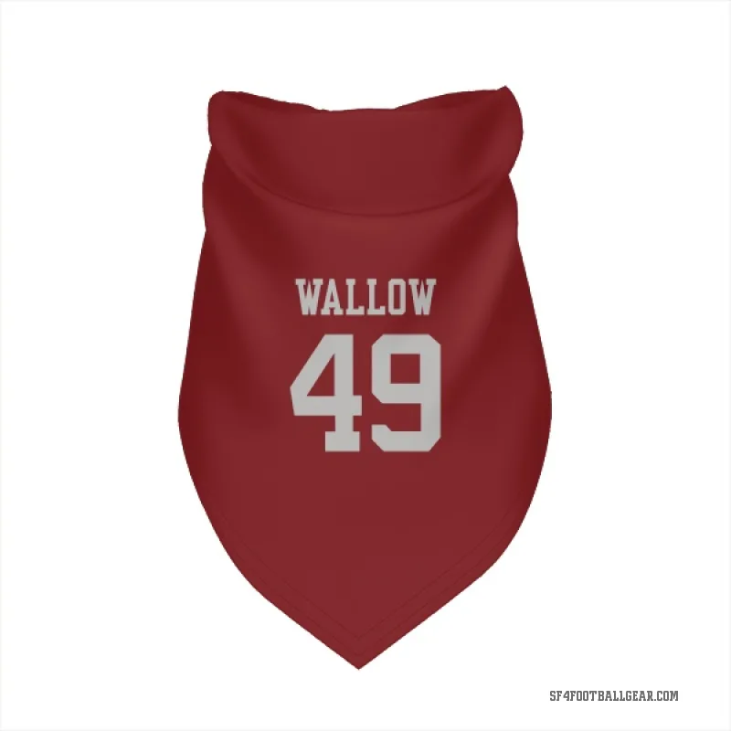 Garret Wallow  Scarlet San Francisco 49ers  Cat & Dog Pet Bandana