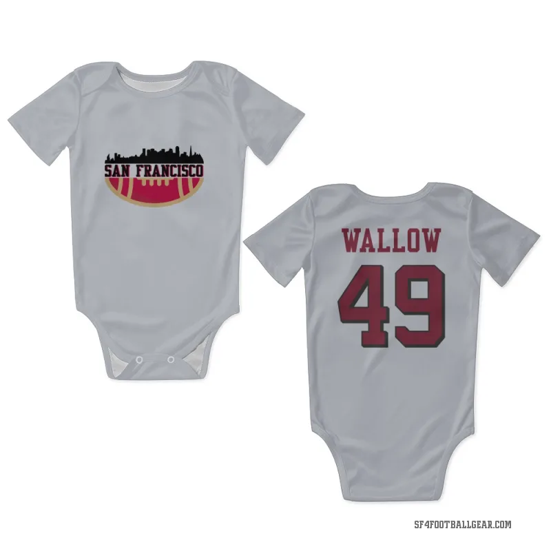 Garret Wallow  White San Francisco 49ers  Rush Newborn & Infant Bodysuit