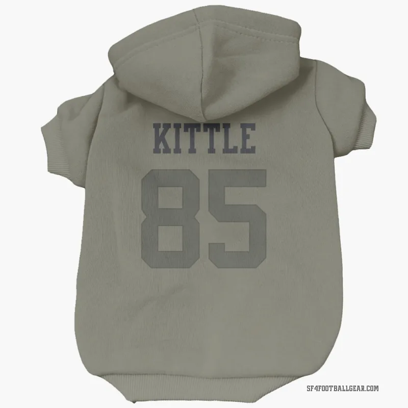 George Kittle  Olive San Francisco 49ers  Cat & Dog Pet Hoodie