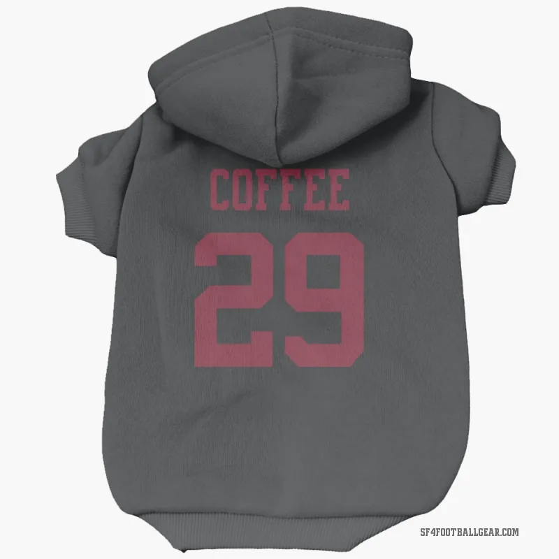 Glen Coffee  Black San Francisco 49ers  Cat & Dog Pet Hoodie