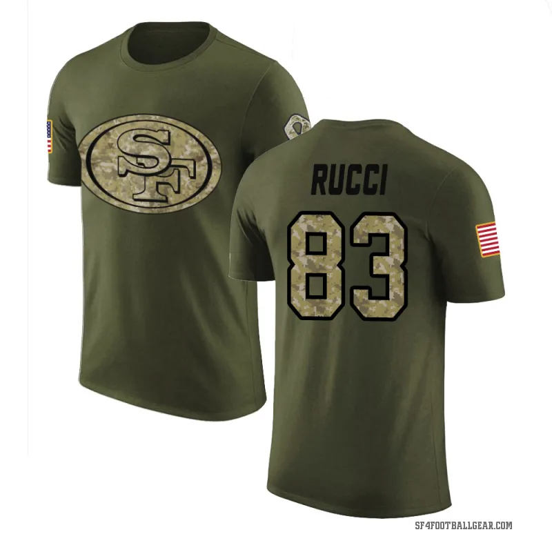 Hayden Rucci Men's Olive San Francisco 49ers Salute to Service T-Shirt