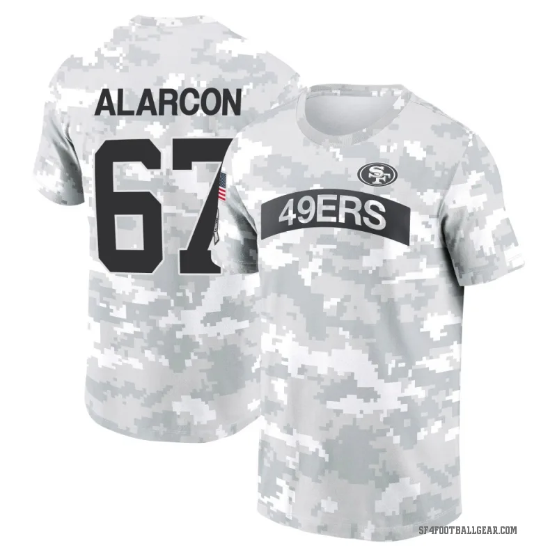Isaac Alarcon Youth Camo San Francisco 49ers Arctic 2024 Salute to Service Performance T-Shirt