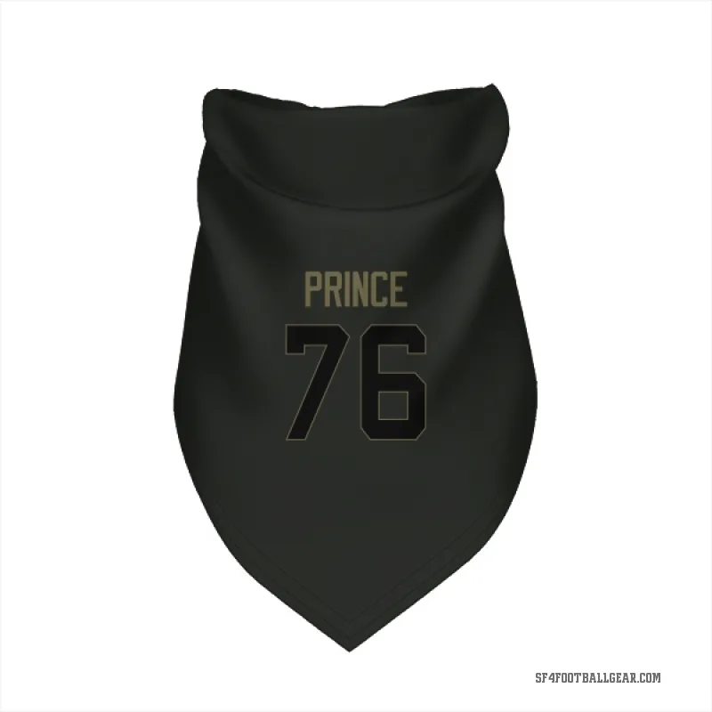 Isaiah Prince  Black San Francisco 49ers  Service Cat & Dog Pet Bandana