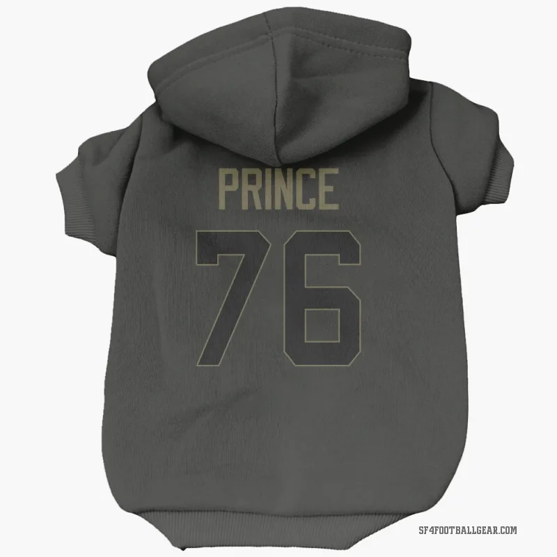 Isaiah Prince  Black San Francisco 49ers  Service Cat & Dog Pet Hoodie