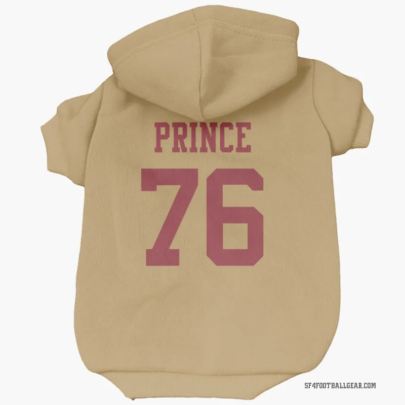 Isaiah Prince  Gold San Francisco 49ers  Cat & Dog Pet Hoodie
