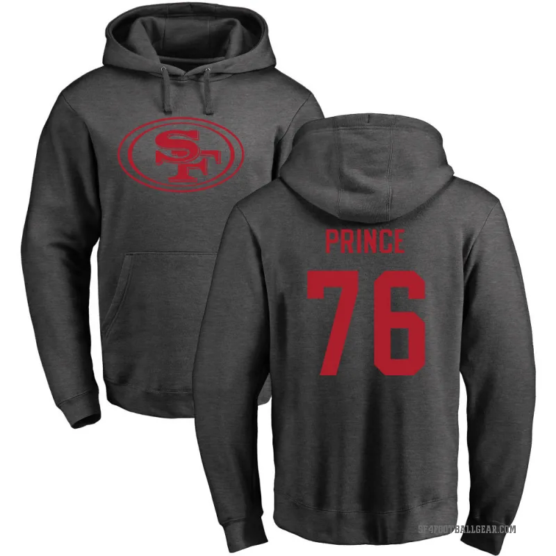 Isaiah Prince Men's San Francisco 49ers Pro Line by Branded Ash One Color Pullover Hoodie