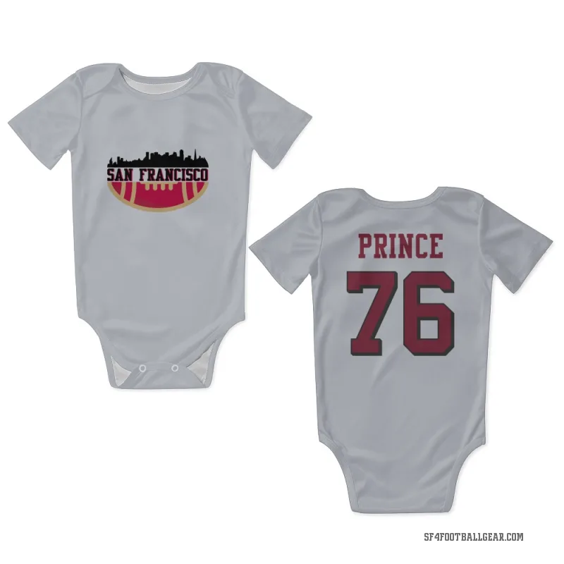 Isaiah Prince  White San Francisco 49ers  Rush Newborn & Infant Bodysuit