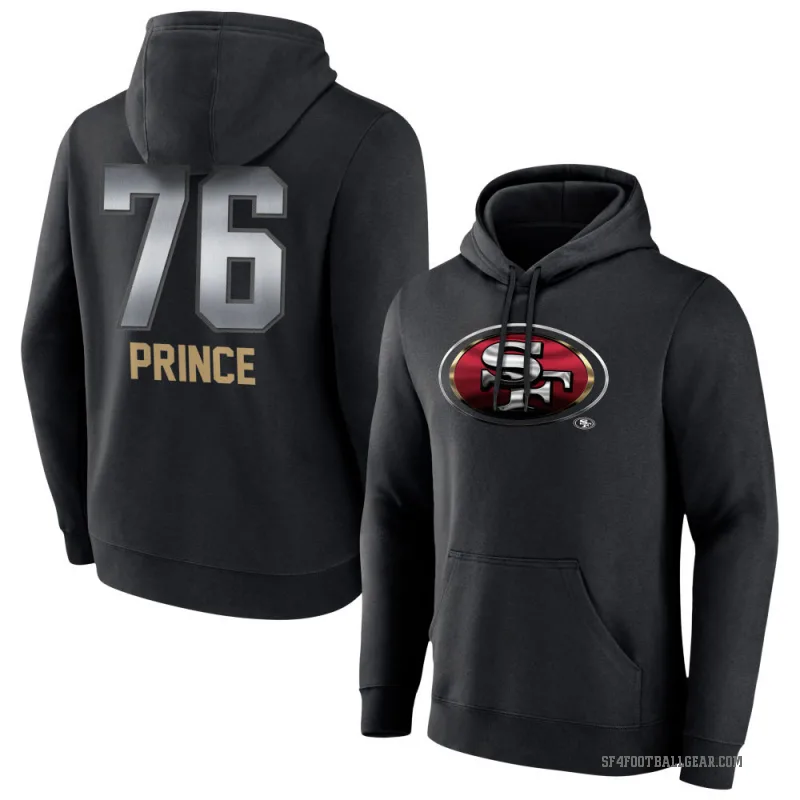 Isaiah Prince Youth Black San Francisco 49ers Midnight Mascot Pullover Hoodie