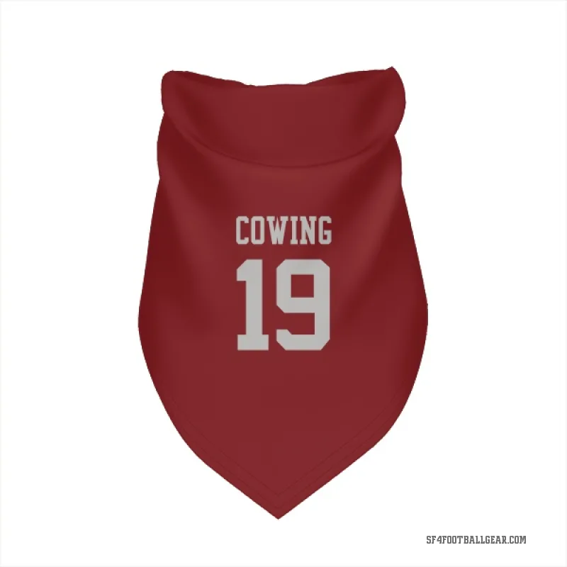 Jacob Cowing  Scarlet San Francisco 49ers  Cat & Dog Pet Bandana