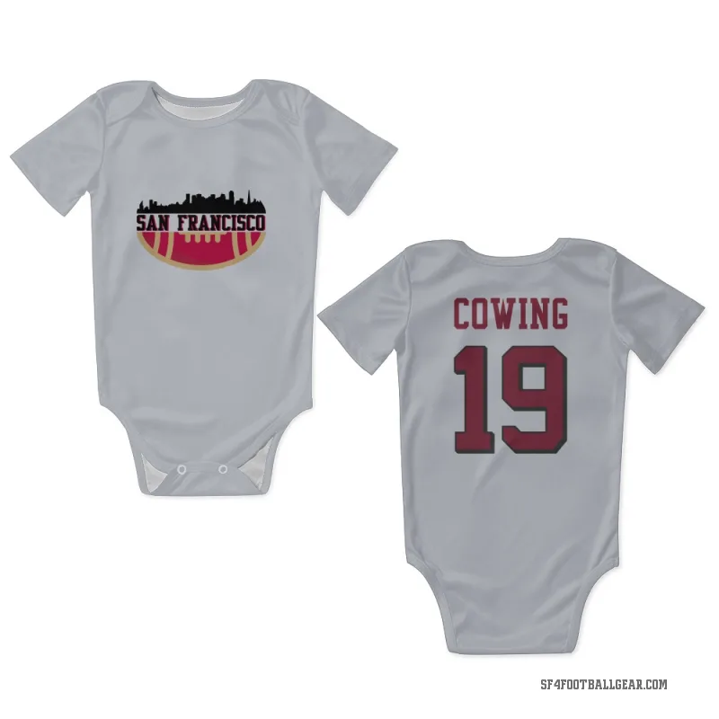 Jacob Cowing  White San Francisco 49ers  Rush Newborn & Infant Bodysuit