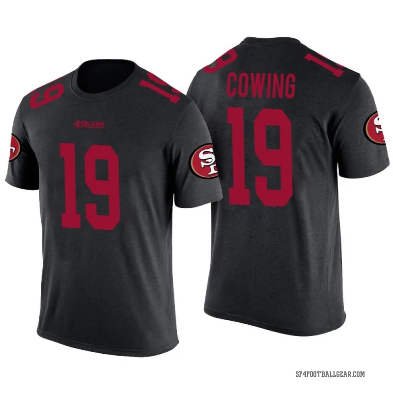 Jacob Cowing Youth Black San Francisco 49ers Color Rush T-Shirt