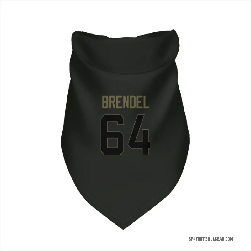 Jake Brendel  Black San Francisco 49ers  Service Cat & Dog Pet Bandana