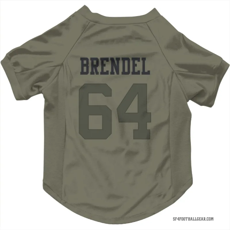 Jake Brendel  Olive San Francisco 49ers  Cat & Dog Pet Jersey