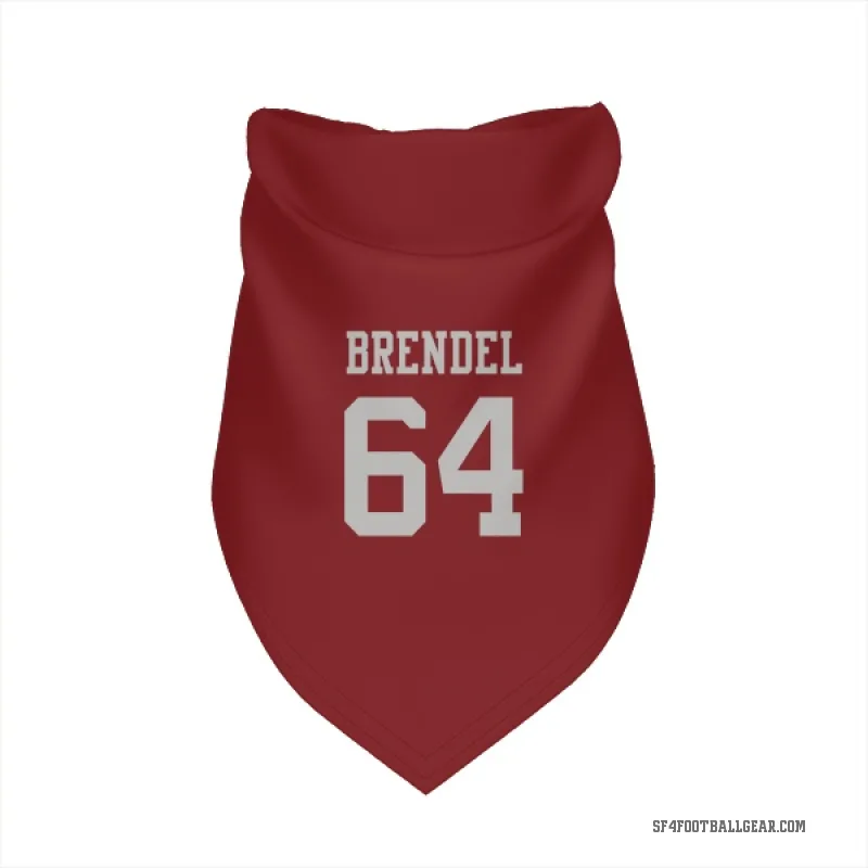 Jake Brendel  Scarlet San Francisco 49ers  Cat & Dog Pet Bandana