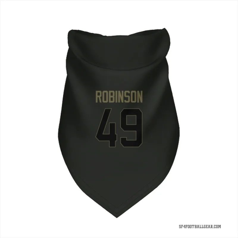 Jakob Robinson  Black San Francisco 49ers  Service Cat & Dog Pet Bandana