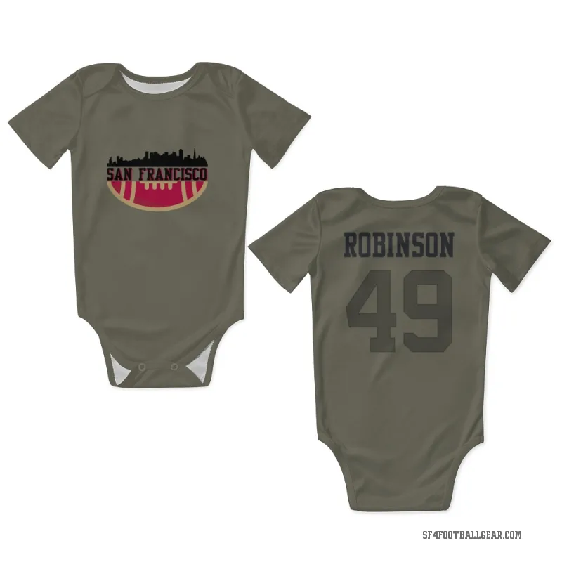 Jakob Robinson  Olive San Francisco 49ers  Newborn & Infant Bodysuit