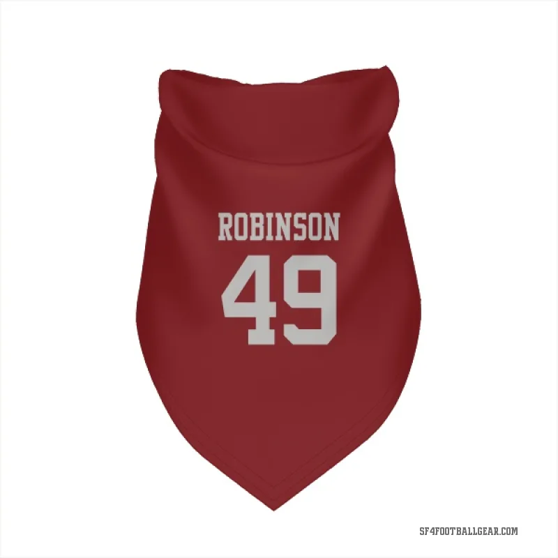 Jakob Robinson  Scarlet San Francisco 49ers  Cat & Dog Pet Bandana