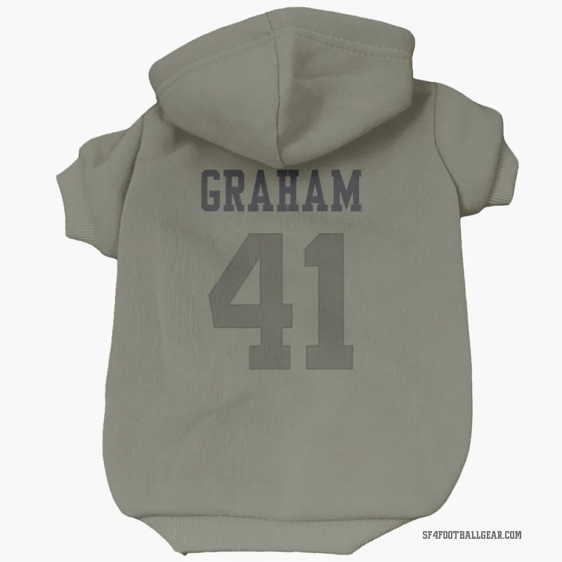 Jalen Graham  Olive San Francisco 49ers  Cat & Dog Pet Hoodie