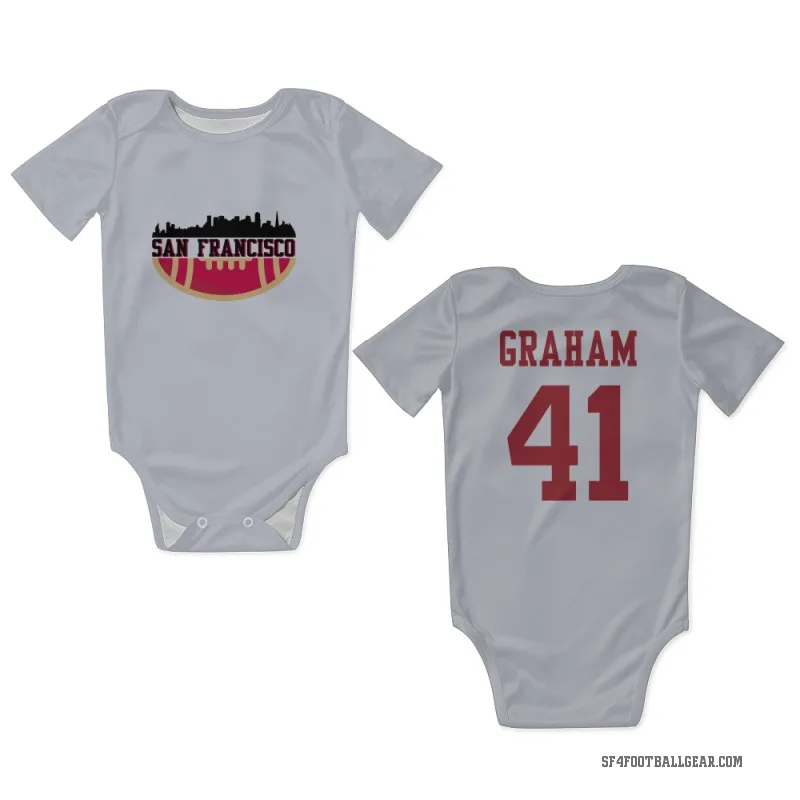 Jalen Graham  White San Francisco 49ers  Newborn & Infant Bodysuit