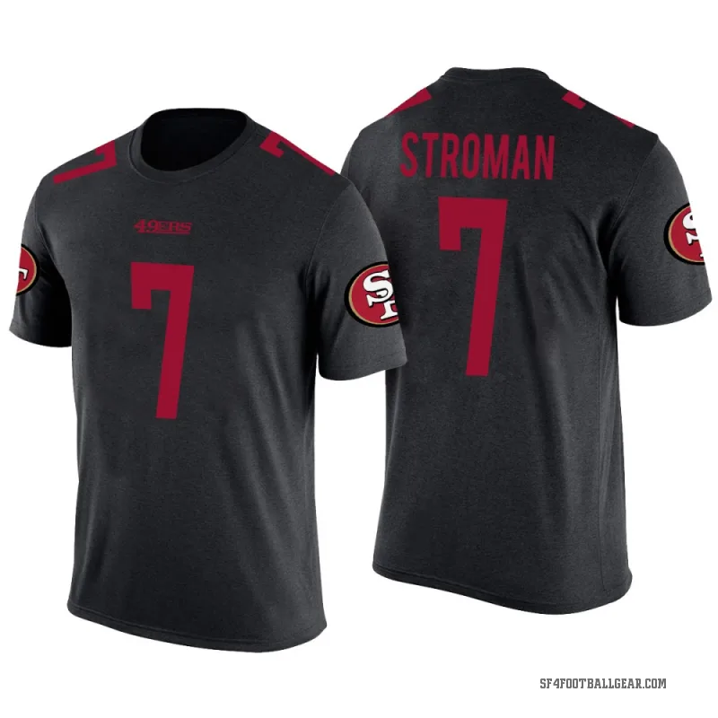 Jalen Stroman Youth Black San Francisco 49ers Color Rush T-Shirt