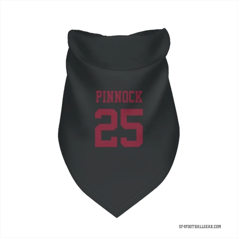 Jason Pinnock  Black San Francisco 49ers  Cat & Dog Pet Bandana