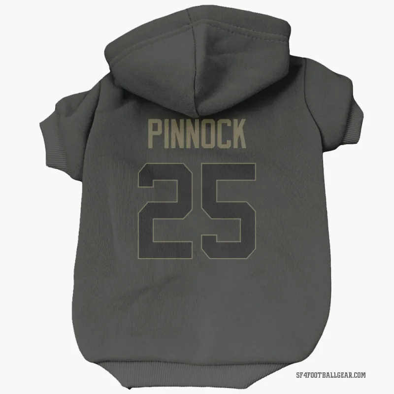 Jason Pinnock  Black San Francisco 49ers  Service Cat & Dog Pet Hoodie