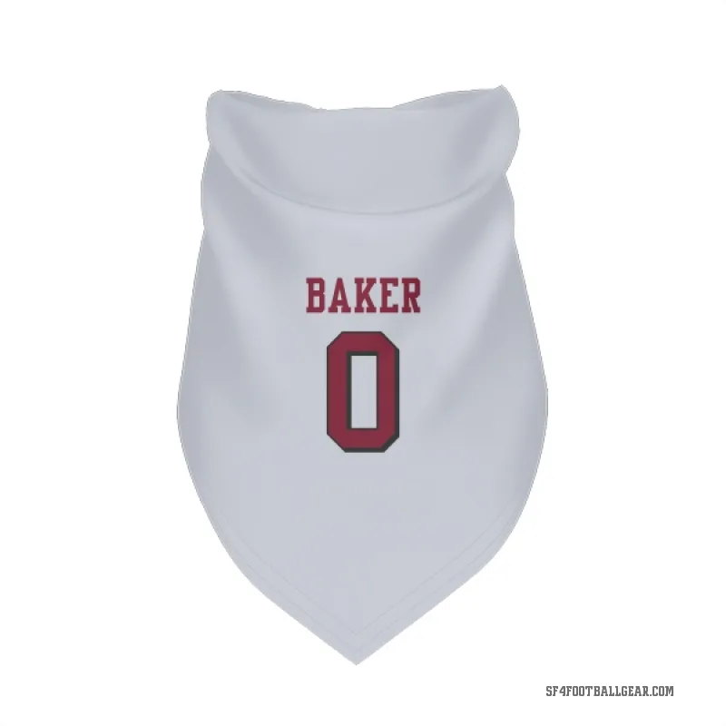 Javon Baker  White San Francisco 49ers  Rush Cat & Dog Pet Bandana