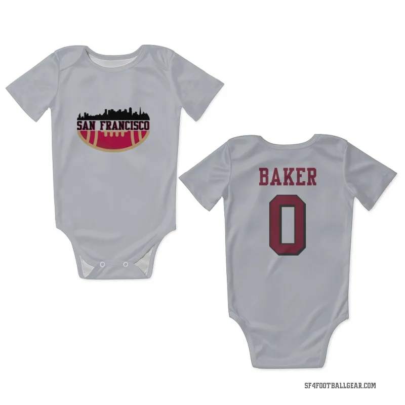 Javon Baker  White San Francisco 49ers  Rush Newborn & Infant Bodysuit