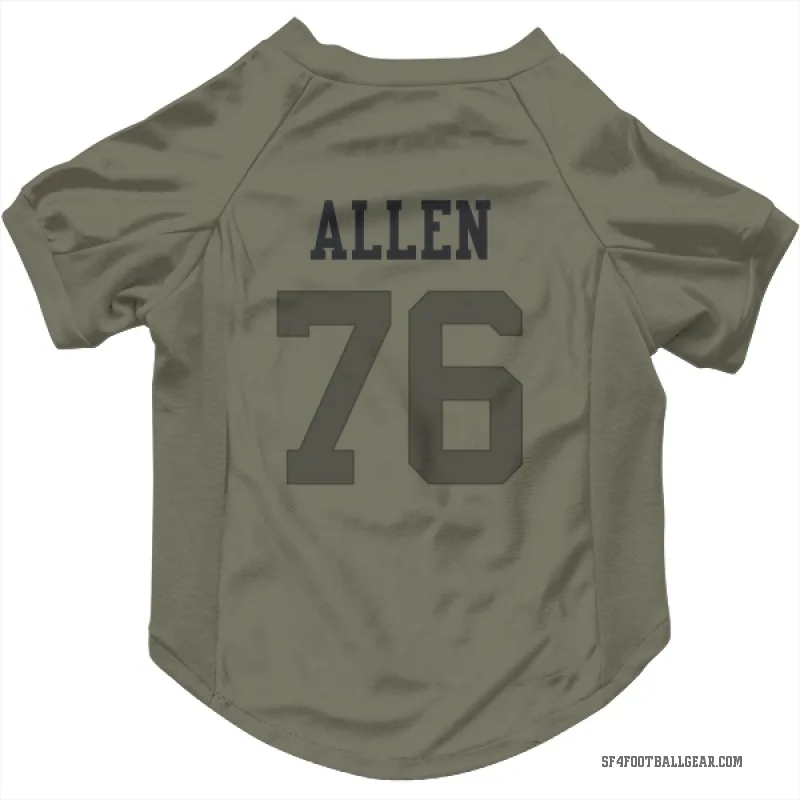 Jaylon Allen  Olive San Francisco 49ers  Cat & Dog Pet Jersey