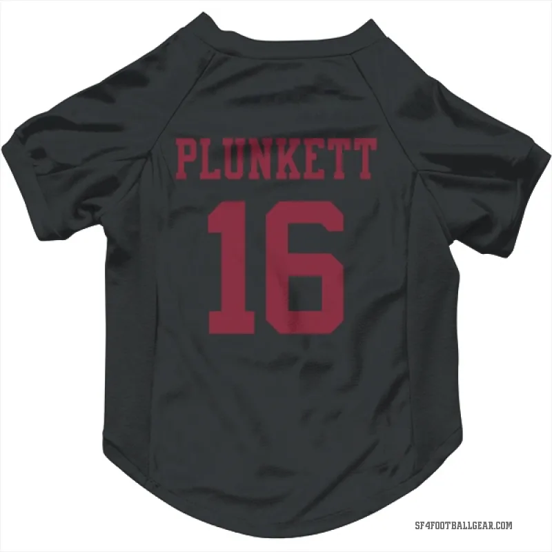 Jim Plunkett  Black San Francisco 49ers  Cat & Dog Pet Jersey