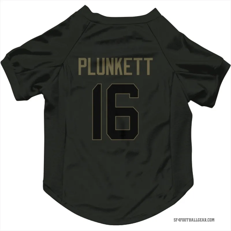 Jim Plunkett  Black San Francisco 49ers  Service Cat & Dog Pet Jersey