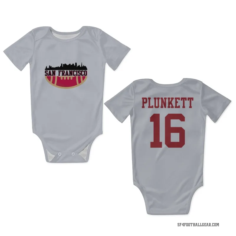 Jim Plunkett  White San Francisco 49ers  Newborn & Infant Bodysuit