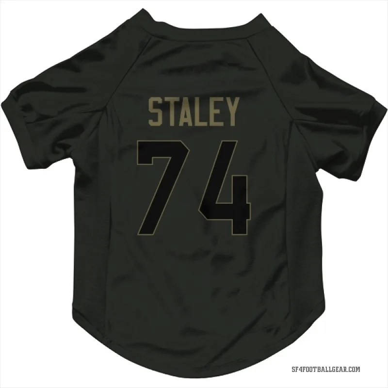 Joe Staley  Black San Francisco 49ers  Service Cat & Dog Pet Jersey