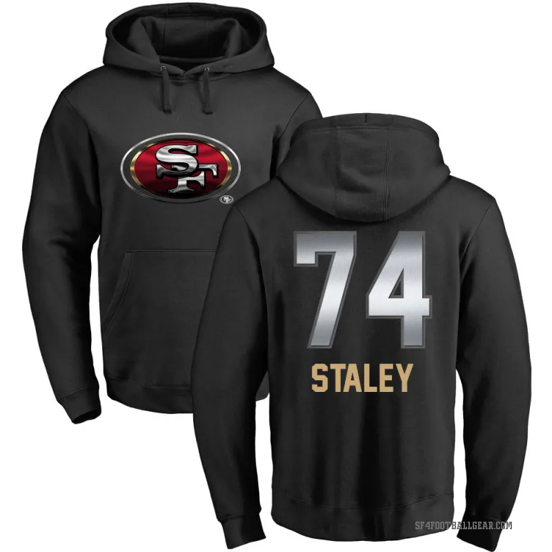 Joe Staley Men's Black San Francisco 49ers Midnight Mascot Pullover Hoodie