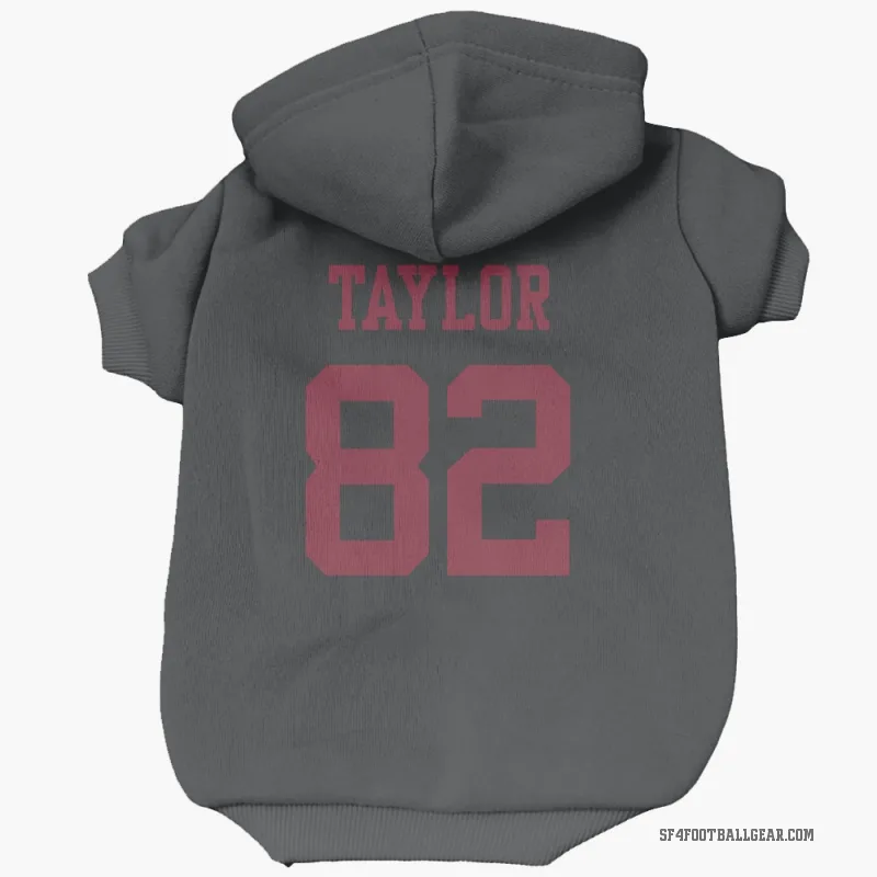 John Taylor  Black San Francisco 49ers  Cat & Dog Pet Hoodie