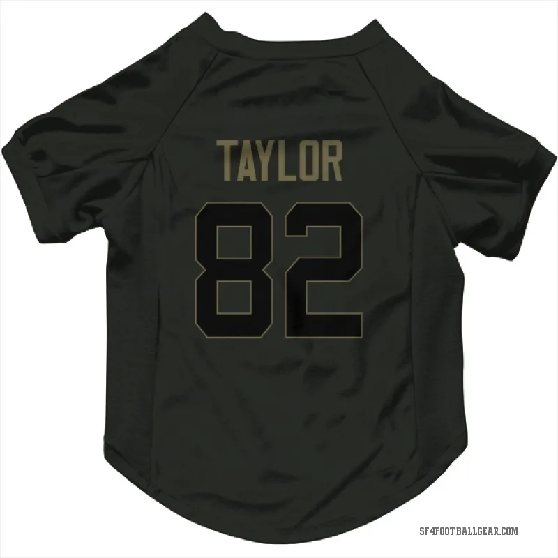 John Taylor  Black San Francisco 49ers  Service Cat & Dog Pet Jersey