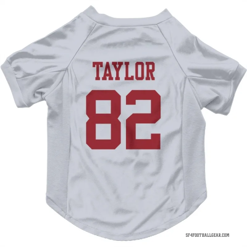 John Taylor  White San Francisco 49ers  Cat & Dog Pet Jersey