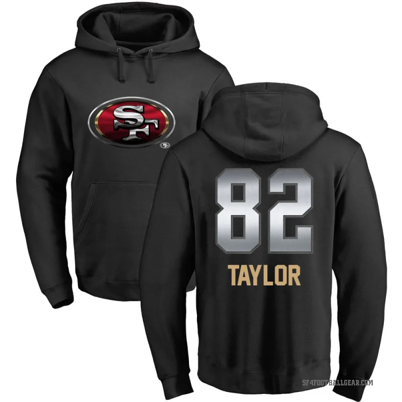 John Taylor Youth Black San Francisco 49ers Midnight Mascot Pullover Hoodie