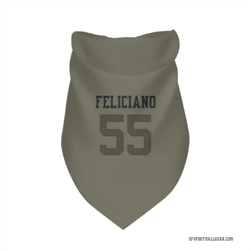 Jon Feliciano  Olive San Francisco 49ers  Cat & Dog Pet Bandana